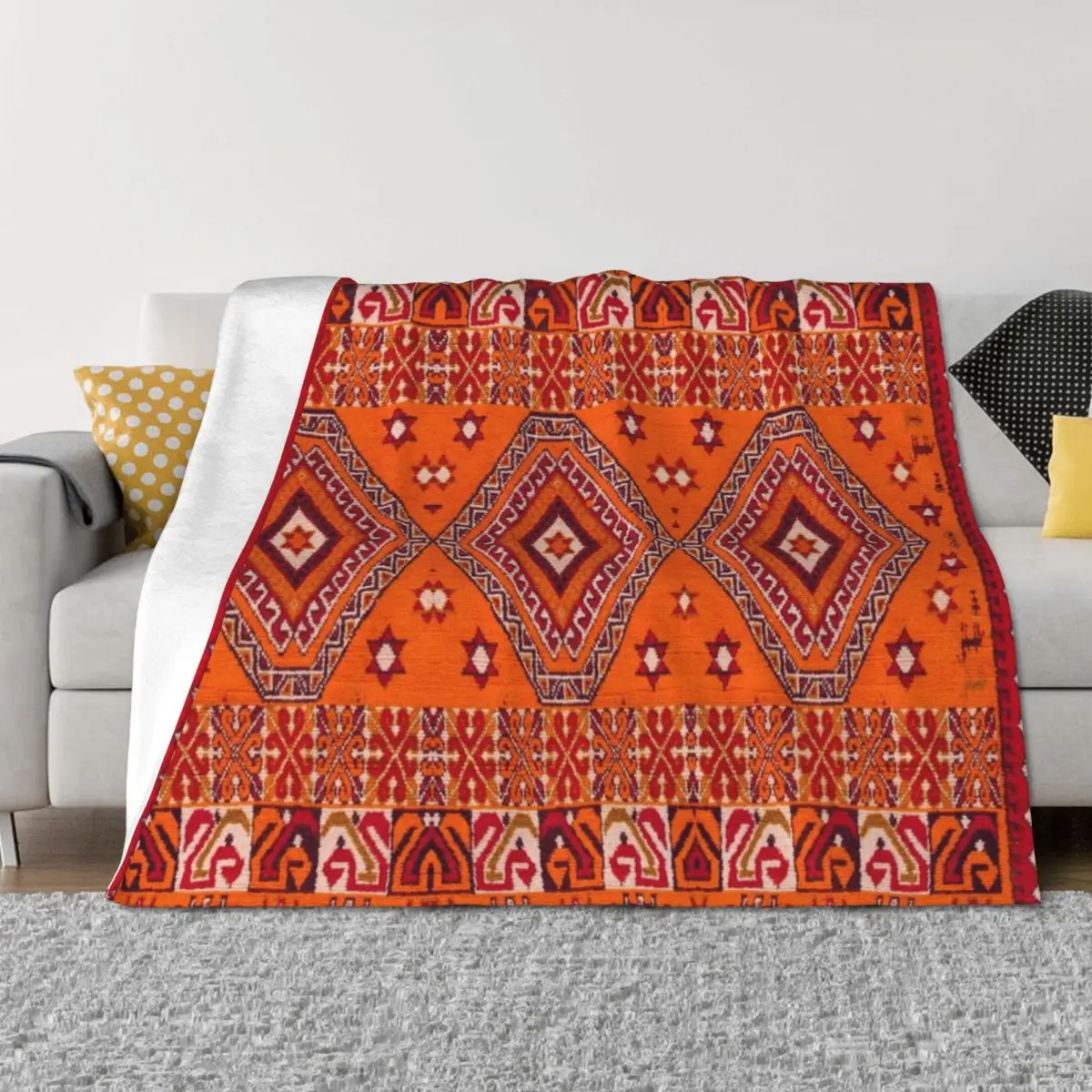 Traditional Moroccan Heritage Artwork Design Throw Blanket Flannel Fabric Picnic Soft Plush Plaid Soft Plaid Blankets
Traditional Moroccan Heritage Artwork Design Throw Blanket Flannel Fabric Picnic Soft Plush Plaid Soft Plaid Blankets