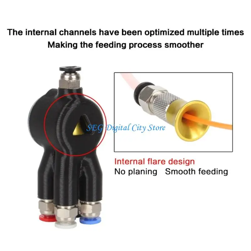 U75B Professional Quick Installation Filament Connector Printer Accessories Tubing
U75B Professional Quick Installation Filament Connector Printer Accessories Tubing