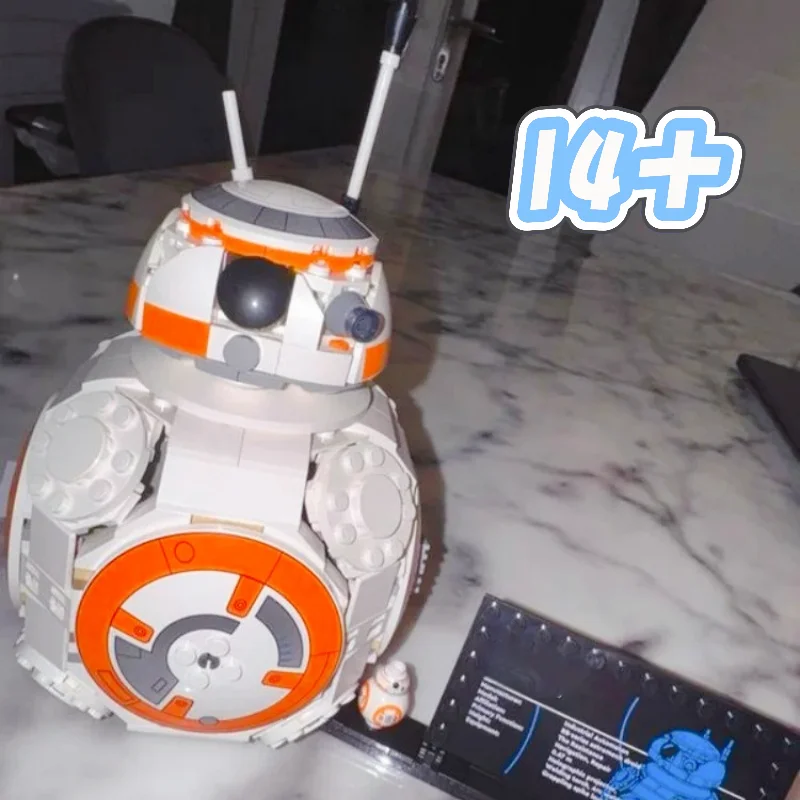 In Stock 2026 Creative Building Block Model BB-8 Astromech Droid 75452 Set Home Decor Toys 714PCS Birthday Gifts for Friends
In Stock 2026 Creative Building Block Model BB-8 Astromech Droid 75452 Set Home Decor Toys 714PCS Birthday Gifts for Friends