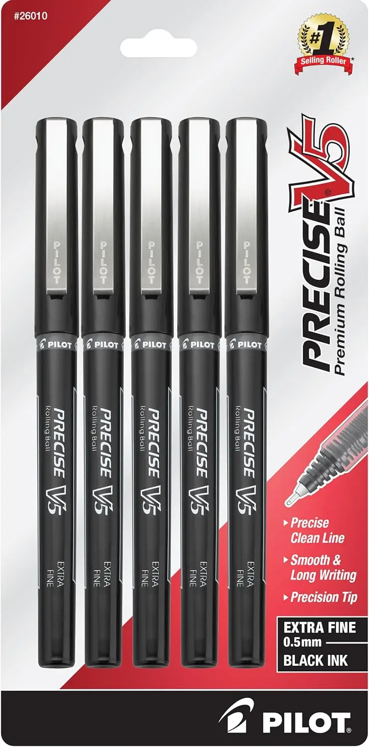 , Precise V5, Capped Liquid Ink Rolling Pens, Extra Fine Point 0.5 mm, Red, Pack of 5 Glass pen Glass fountain pen
, Precise V5, Capped Liquid Ink Rolling Pens, Extra Fine Point 0.5 mm, Red, Pack of 5 Glass pen Glass fountain pen