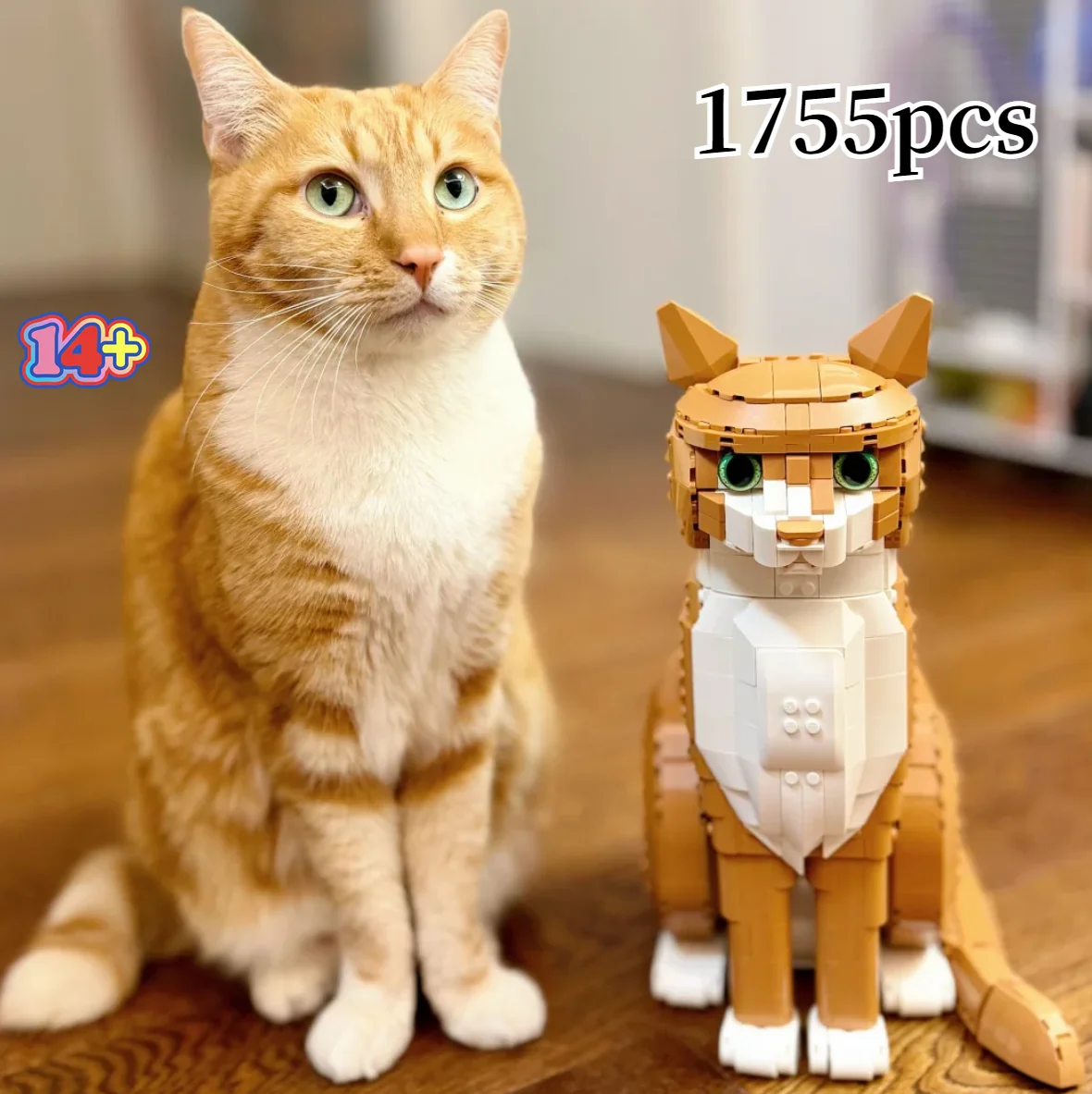New product Cute Pet Orange Cat Building Blocks Sets 21376 Puppy Cat Model adults Birthday Gifts Toy 21349 11384
New product Cute Pet Orange Cat Building Blocks Sets 21376 Puppy Cat Model adults Birthday Gifts Toy 21349 11384