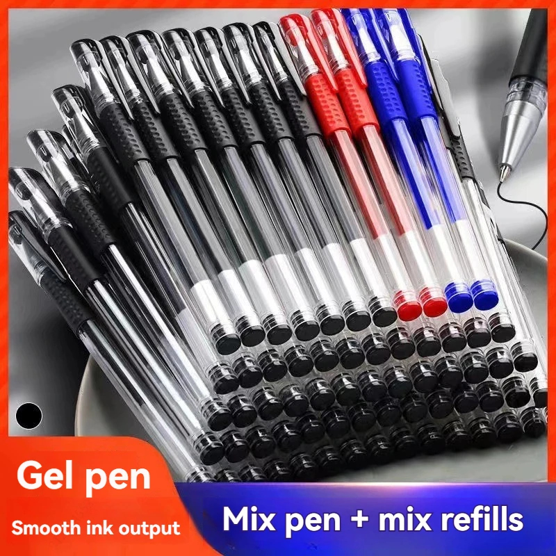 Набор гелевых ручек для школы, черные, синие, красные чернила, наконечник 0,5 мм, шариковая ручка, милые ручки, инструмент для письма, канцелярские товары для школы и офиса
Набор гелевых ручек для школы, черные, синие, красные чернила, наконечник 0,5 мм, шариковая ручка, милые ручки, инструмент для письма, канцелярские товары для школы и офиса