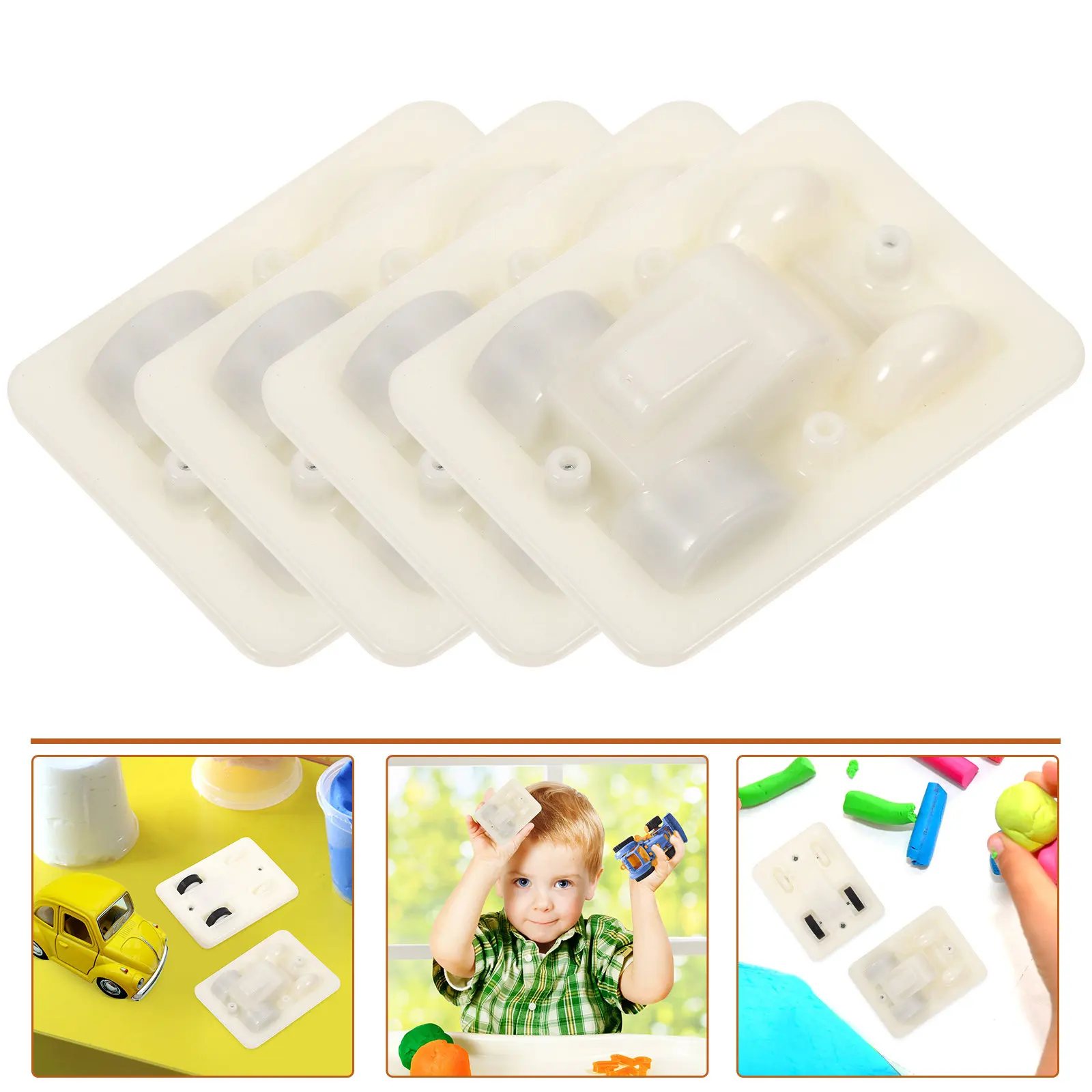 4Pcs Pull Back Car Parts Blank Friction Powered Base for Kids Intelligent Activities Clay Craft Projects Pullback Vehicle Base
4Pcs Pull Back Car Parts Blank Friction Powered Base for Kids Intelligent Activities Clay Craft Projects Pullback Vehicle Base