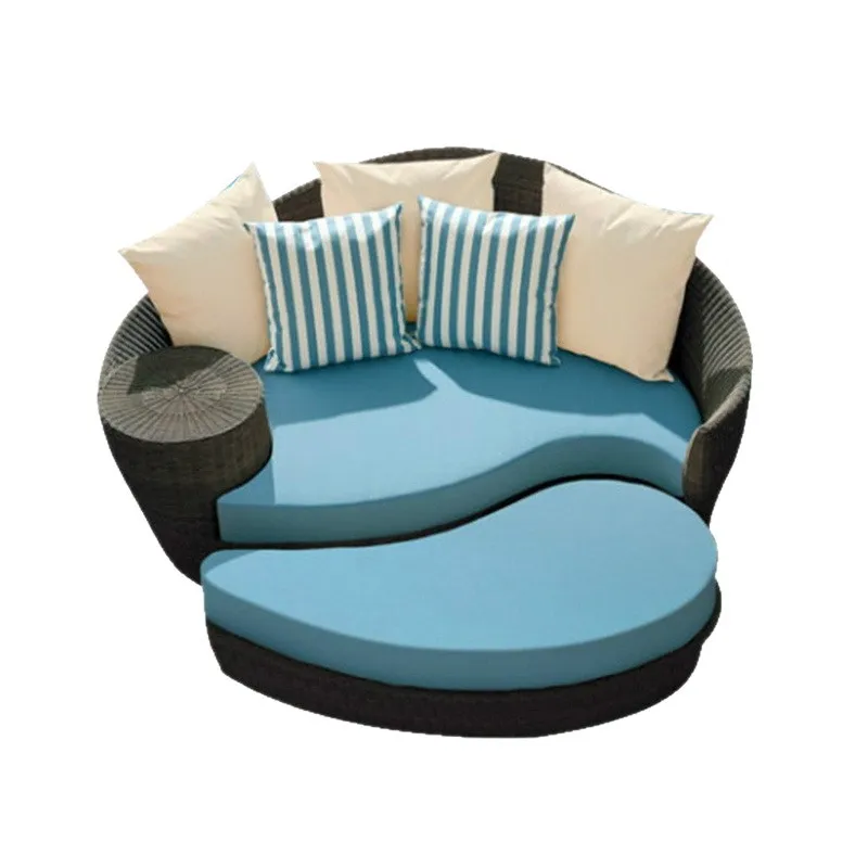 Outdoor leisure rattan chair sofa garden courtyard balcony large round bed
Outdoor leisure rattan chair sofa garden courtyard balcony large round bed