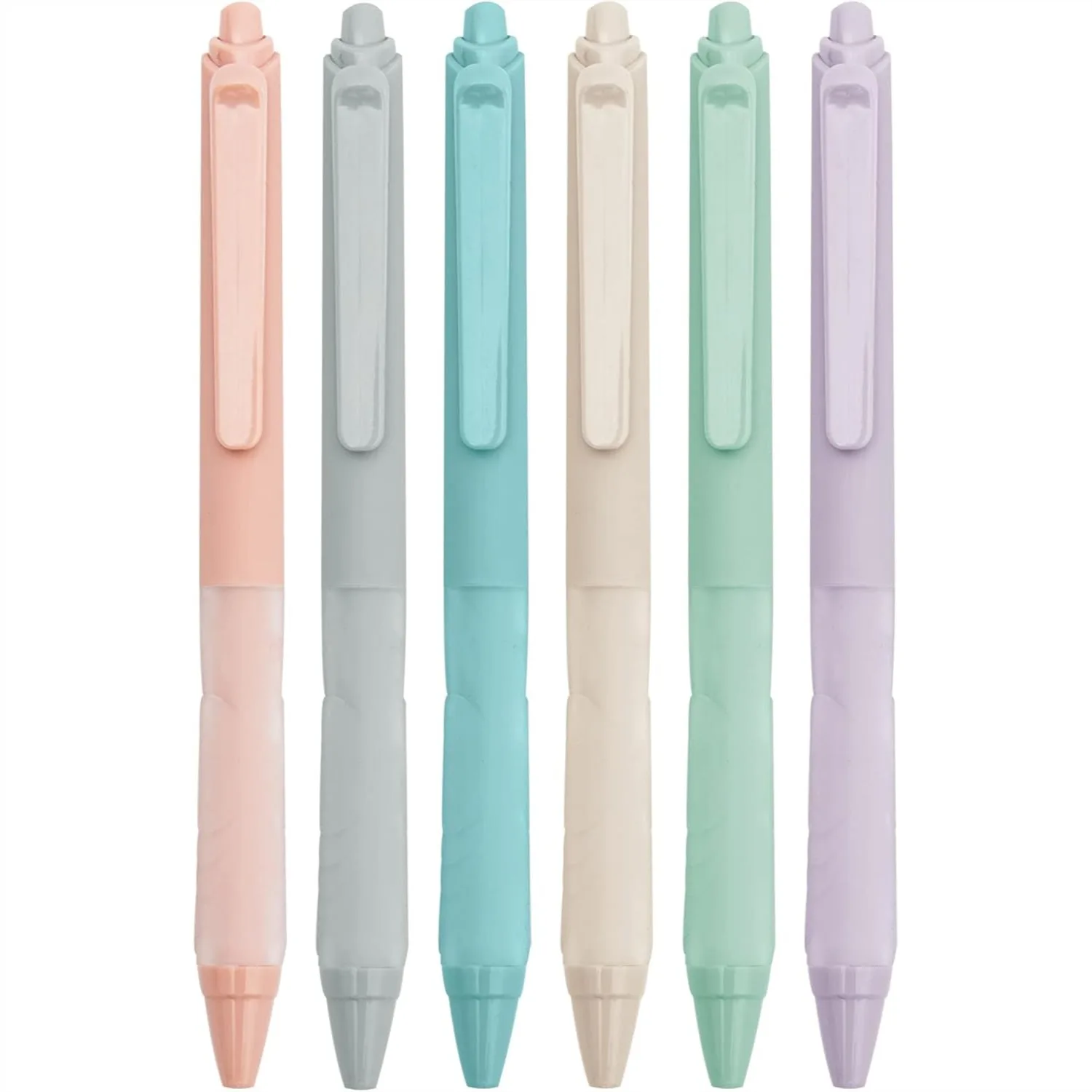 Ballpoint Pens Medium Point 1mm Black Pens with Super Soft Grip Retractable Pens for Office School Supplies (6-Pack)
Ballpoint Pens Medium Point 1mm Black Pens with Super Soft Grip Retractable Pens for Office School Supplies (6-Pack)