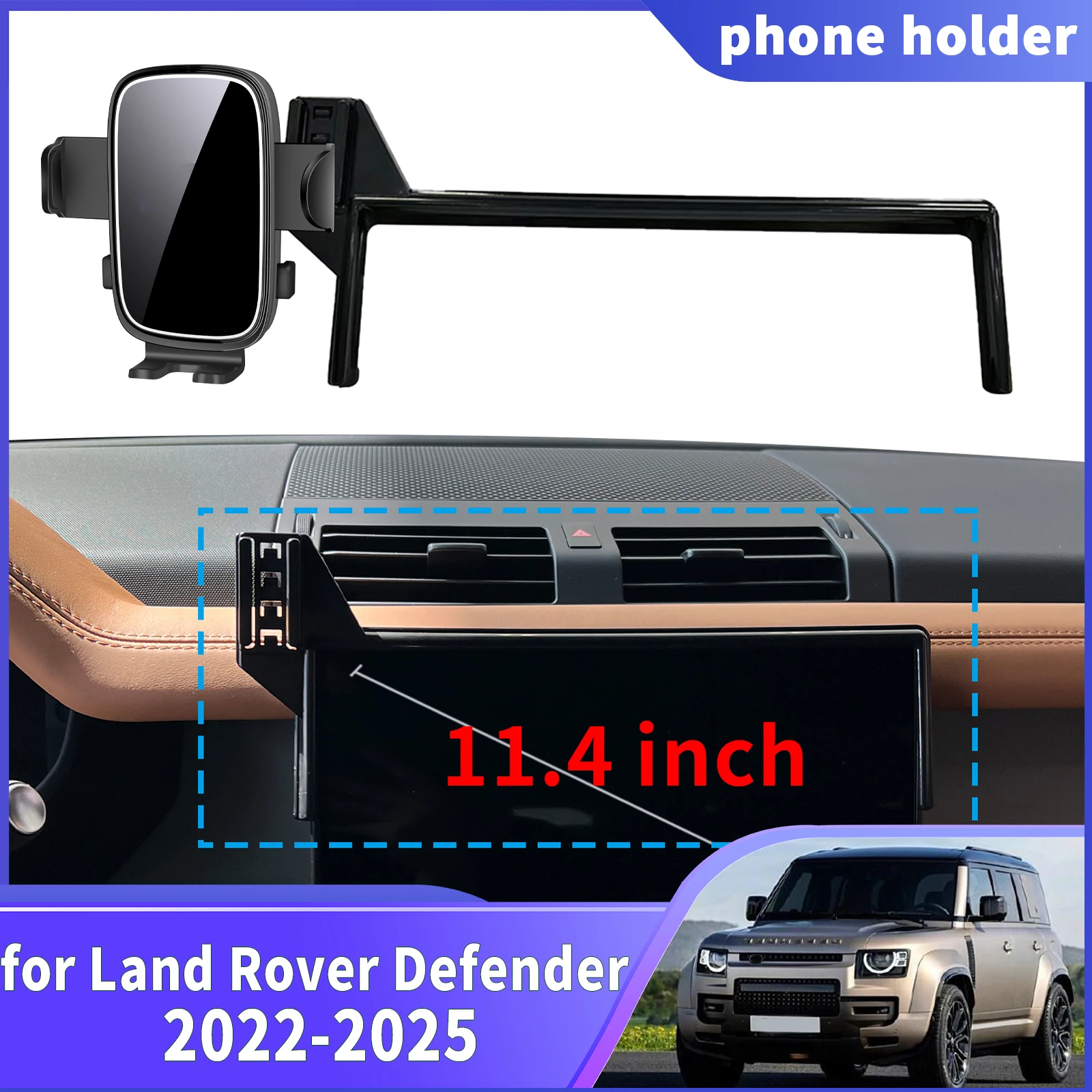 fit for Land Rover Defender 2022 2023 2024 2025 Navigation Phone Holder Mount Customized Car accessoires
fit for Land Rover Defender 2022 2023 2024 2025 Navigation Phone Holder Mount Customized Car accessoires
