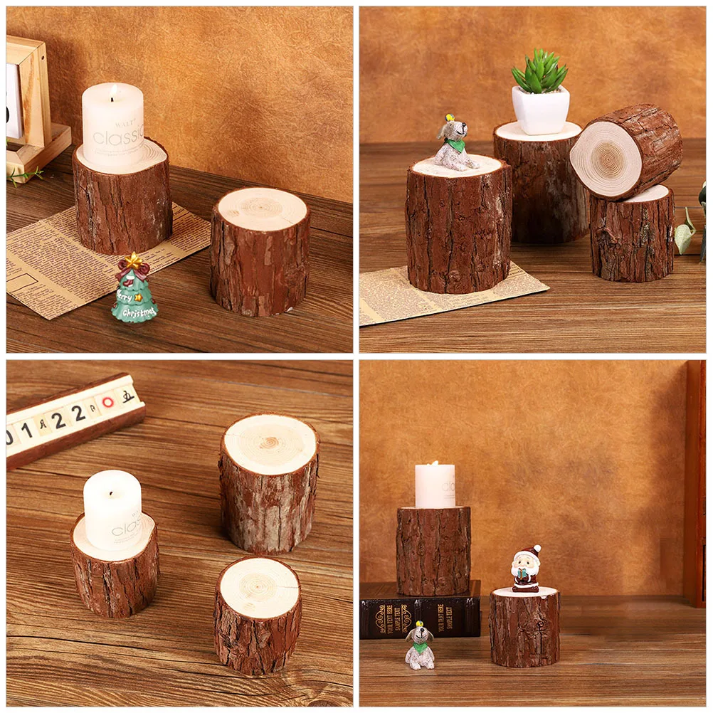 Wooden Stump Holder Natural Wood Tealight Holder For Home Decor Wedding Centerpiece Rustic Table Decoration Stand
Wooden Stump Holder Natural Wood Tealight Holder For Home Decor Wedding Centerpiece Rustic Table Decoration Stand