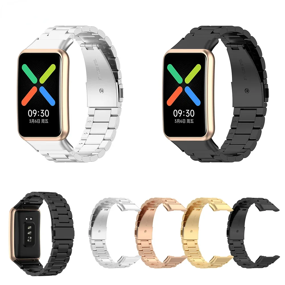 Stainless Steel Strap For Oppo Watch Free SmartWatch Replacement 3 bead Metal Band Bracelet Wristband For Oppo Watch Free
Stainless Steel Strap For Oppo Watch Free SmartWatch Replacement 3 bead Metal Band Bracelet Wristband For Oppo Watch Free
