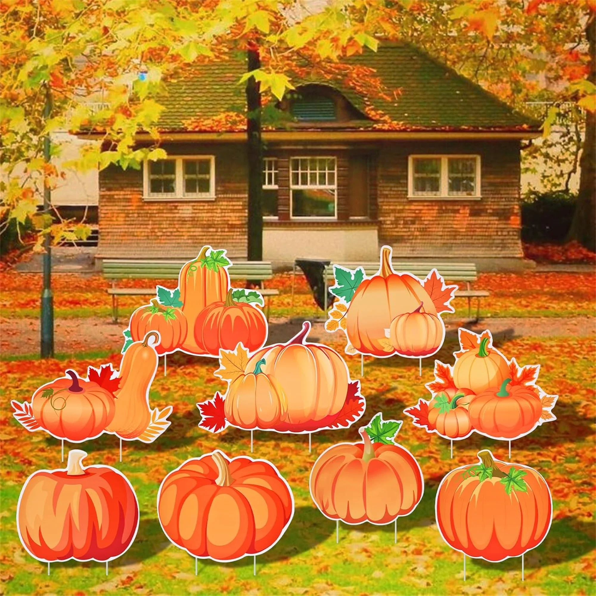 Harvest Blessings Garden Stake Fall Leaves Yard Sign Ground Insert Outdoor Decor for Autumn Lawn Display
Harvest Blessings Garden Stake Fall Leaves Yard Sign Ground Insert Outdoor Decor for Autumn Lawn Display