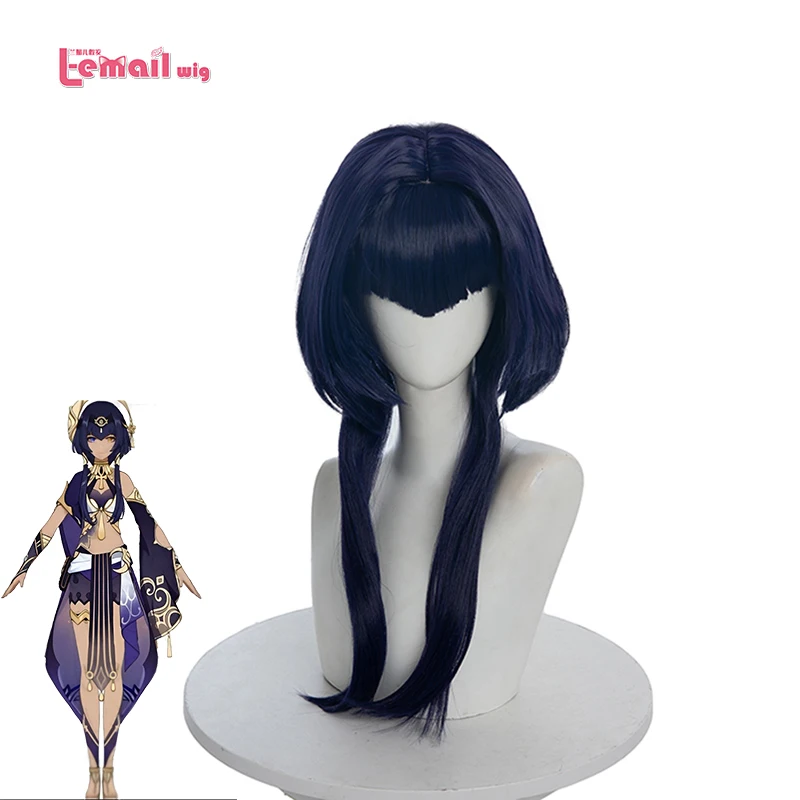 L-email Wig Synthetic Hair Candace Cosplay Wig Genshin Impact Short Dark Blue Purple Women Cosplay Wig Heat Resistant Wigs
L-email Wig Synthetic Hair Candace Cosplay Wig Genshin Impact Short Dark Blue Purple Women Cosplay Wig Heat Resistant Wigs