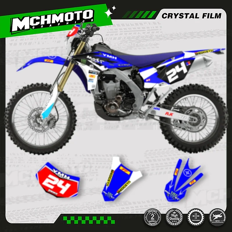MCHMFG Custom Team Motorcycle Graphics Background Decal Stickers Kits For YAMAHA WRF450 2012 2013 2014 2015
MCHMFG Custom Team Motorcycle Graphics Background Decal Stickers Kits For YAMAHA WRF450 2012 2013 2014 2015