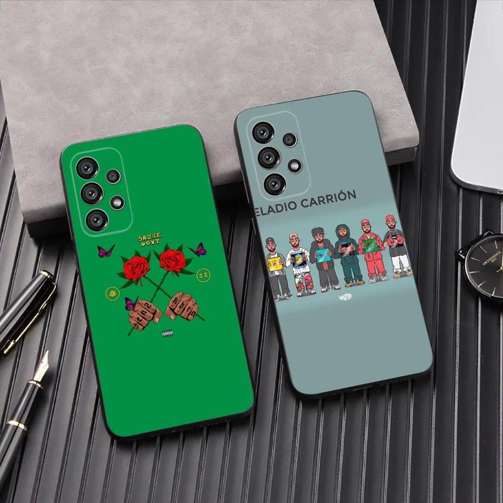 E-Eladio C-Carrion Sauce Boyz Phone Case For Samsung Galaxy A13,A21s,A22,A31,A32,A52,A53,A71,A80,A91 Soft Black Shell
E-Eladio C-Carrion Sauce Boyz Phone Case For Samsung Galaxy A13,A21s,A22,A31,A32,A52,A53,A71,A80,A91 Soft Black Shell