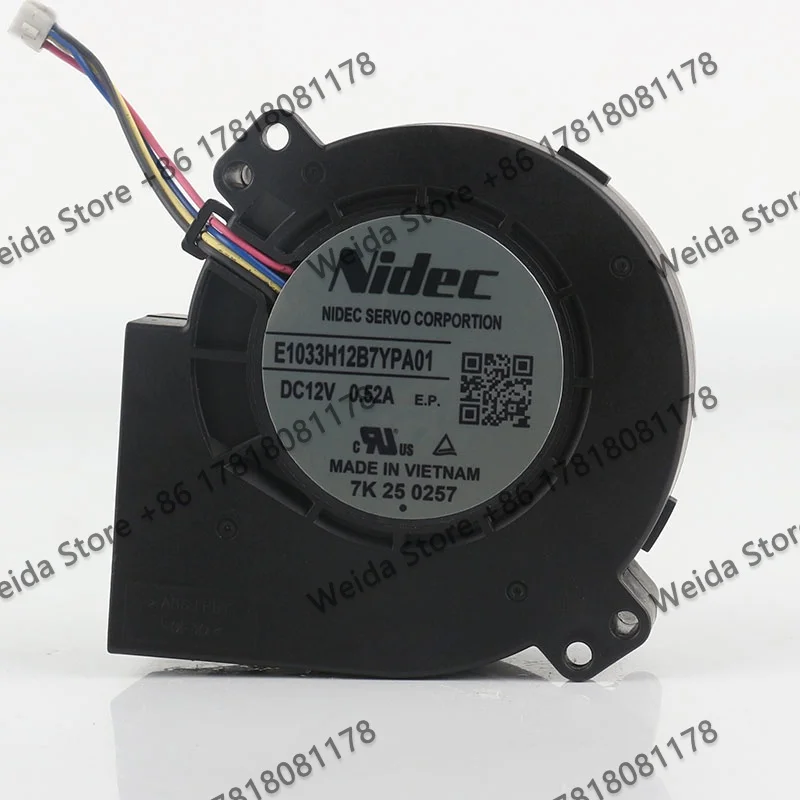 Original Nidec 9733 DC 12V 0.52A AC EC 9.7CM Silent Turbine Blower 97X97X33MM Four-wire E1033H12B7YPA01 Cooling fan
Original Nidec 9733 DC 12V 0.52A AC EC 9.7CM Silent Turbine Blower 97X97X33MM Four-wire E1033H12B7YPA01 Cooling fan