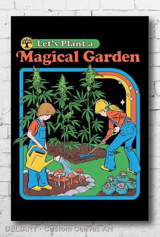 STEVEN RHODES - MAGICAL GARDEN Canvas Poster Custom Size Available Room Decoration Home Decor Wall Art
STEVEN RHODES - MAGICAL GARDEN Canvas Poster Custom Size Available Room Decoration Home Decor Wall Art