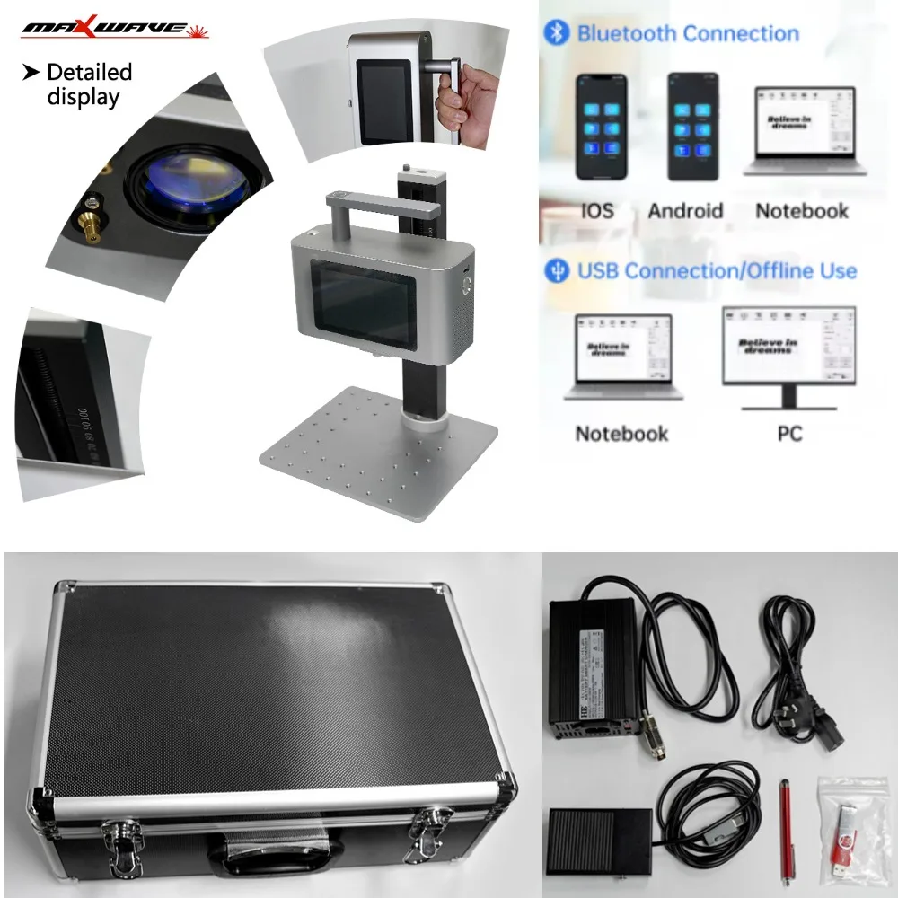 Handheld Laser marking machine for metal Hot sale 2w Handheld lazer Metal Nonmetal Materials fiber laser marking machine
Handheld Laser marking machine for metal Hot sale 2w Handheld lazer Metal Nonmetal Materials fiber laser marking machine