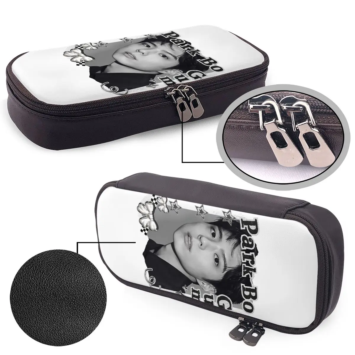 Park Bo Gum Kpop Leather Pencil Case Pencil Pouch Storage Stationery Supplies Pen Box Pencil Bag for Kids School
Park Bo Gum Kpop Leather Pencil Case Pencil Pouch Storage Stationery Supplies Pen Box Pencil Bag for Kids School
