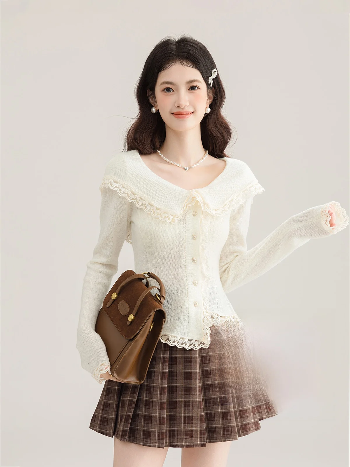 Новый женский кардиган Sweet Sle Long Sve, вязаный, с открытым передом, весна-осень, с кружевными вставками, приталенный, элегантный, нежный бриз
Новый женский кардиган Sweet Sle Long Sve, вязаный, с открытым передом, весна-осень, с кружевными вставками, приталенный, элегантный, нежный бриз