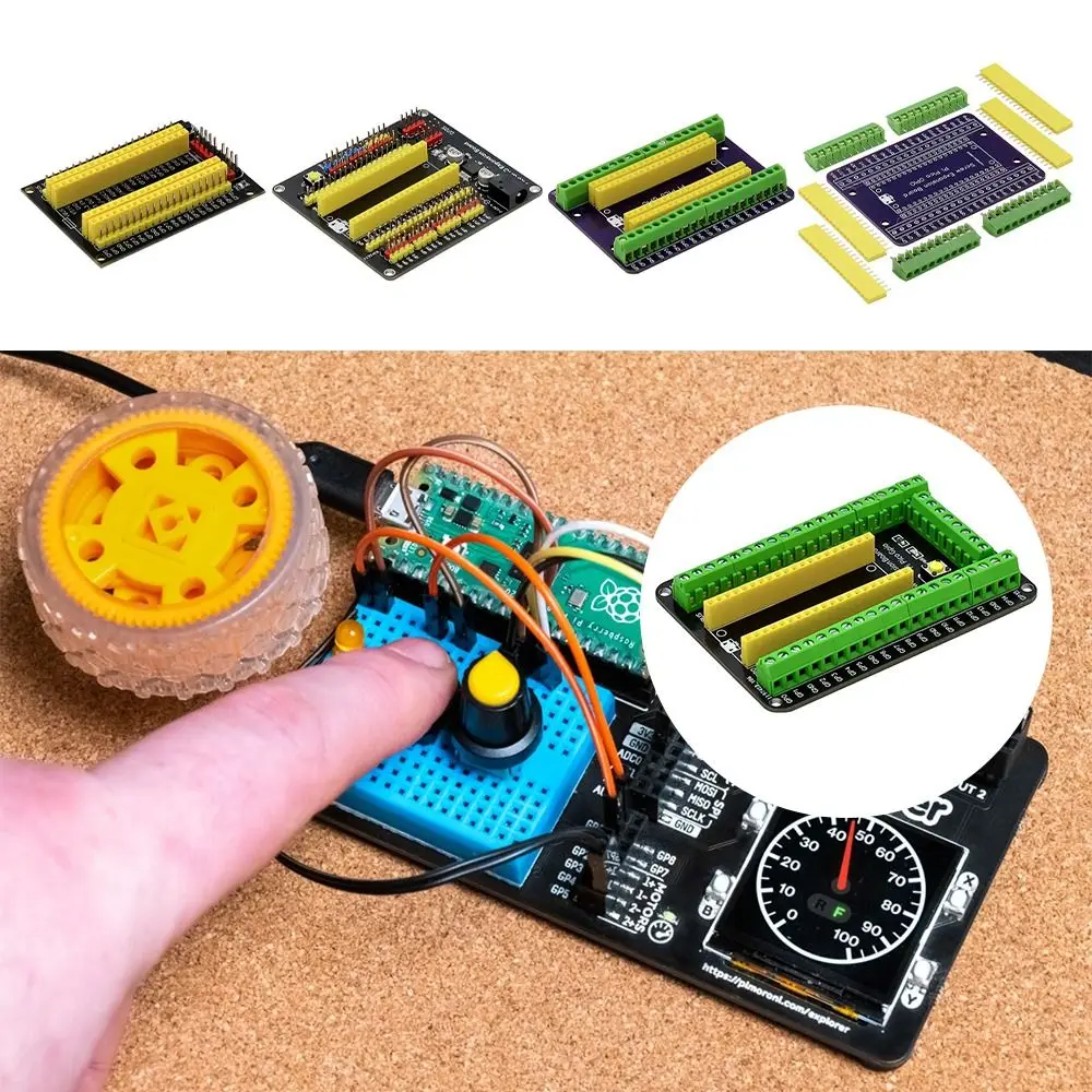 40pin GPIO Breakout Extender 3mm Spacing 3.3V/5V DIY Expansion Board with Switch Male Female Pin for Raspberry Pi
40pin GPIO Breakout Extender 3mm Spacing 3.3V/5V DIY Expansion Board with Switch Male Female Pin for Raspberry Pi