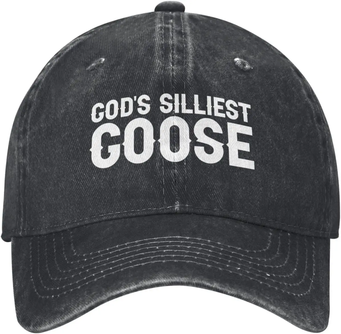 Бейсболка God's Silliest Goose из потертого денима, повседневная, регулируемая, унисекс
Бейсболка God's Silliest Goose из потертого денима, повседневная, регулируемая, унисекс