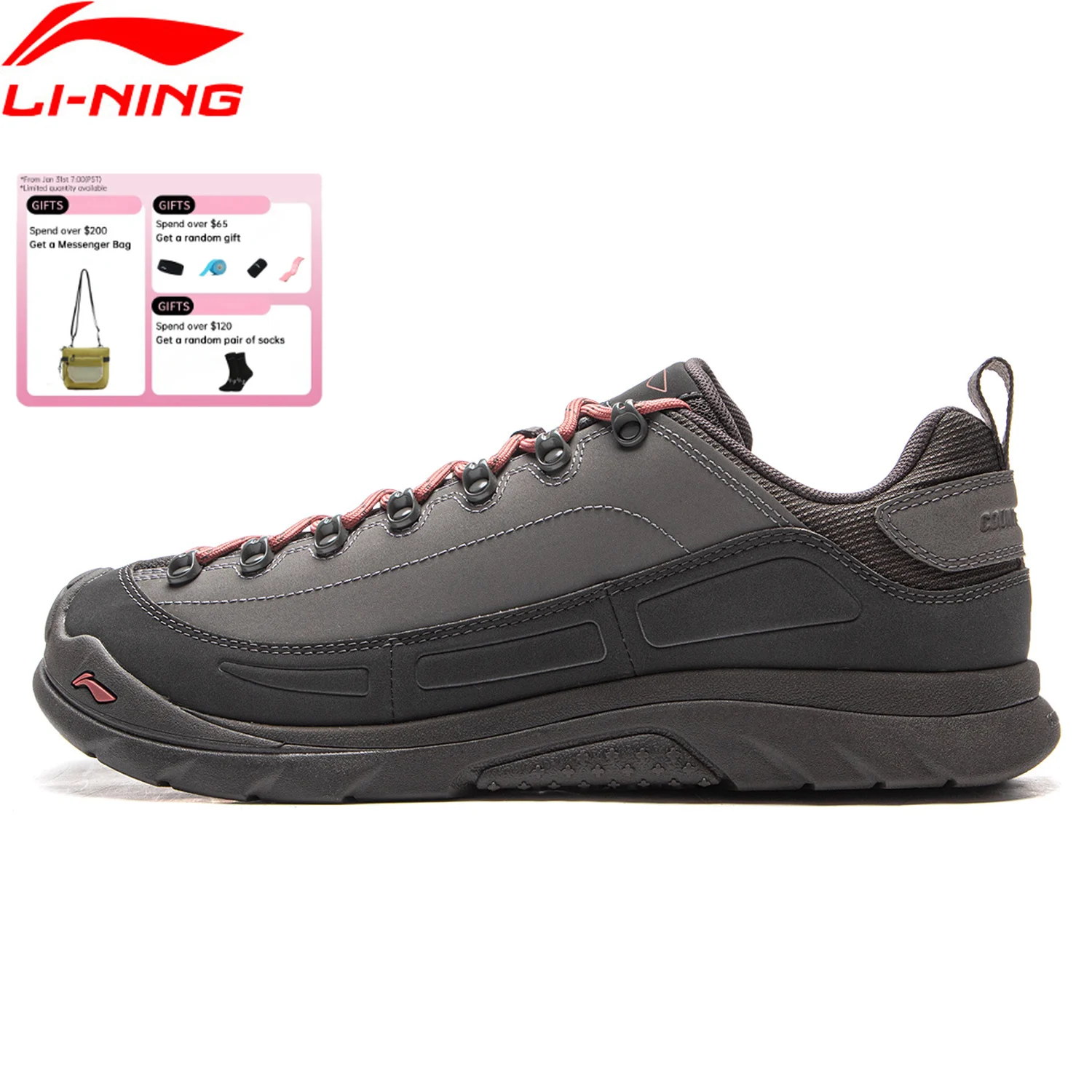 Li-Ning Unisex CLU FLOW Outdoor Casual Shoes LN CLOUD Cushioning HEX LOC Anti-Slip LiNing Men Women Walking Sneakers AHCV055
Li-Ning Unisex CLU FLOW Outdoor Casual Shoes LN CLOUD Cushioning HEX LOC Anti-Slip LiNing Men Women Walking Sneakers AHCV055