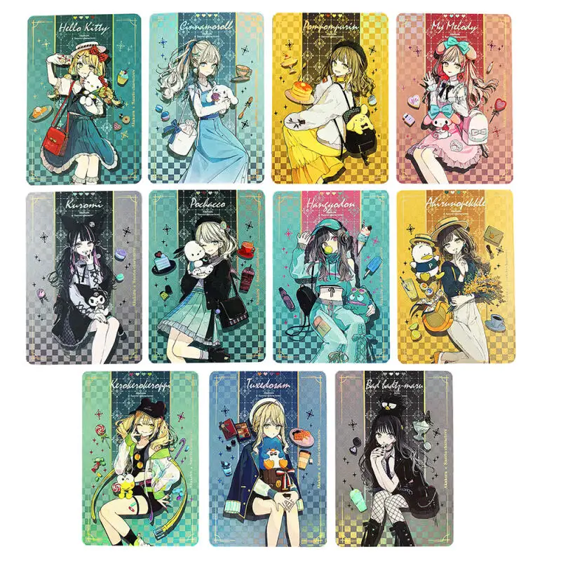 11pcs/set Cute Cartoon Kawaii DIY self-made Color Flash Card Anime Game Collection Card Gift Toy
11pcs/set Cute Cartoon Kawaii DIY self-made Color Flash Card Anime Game Collection Card Gift Toy