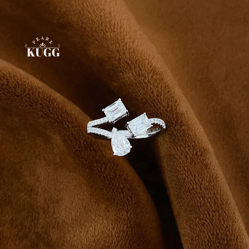 Кольцо KUGG из 100% белого золота 18 карат с натуральным бриллиантом, модный элегантный дизайн, коктейльное кольцо для женщин, ювелирное украшение для вечеринок
Кольцо KUGG из 100% белого золота 18 карат с натуральным бриллиантом, модный элегантный дизайн, коктейльное кольцо для женщин, ювелирное украшение для вечеринок