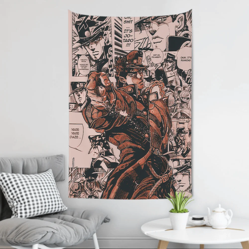 Anime JP Comics J-Jojo Tapestry Room Decor Wall Cloth Party Hanging Background Room Decor Baby Room
Anime JP Comics J-Jojo Tapestry Room Decor Wall Cloth Party Hanging Background Room Decor Baby Room