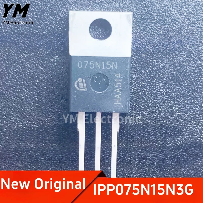 Новый оригинальный высокомощный МОП-транзистор ip075n15n3g 075N15N TO220 100A150V
Новый оригинальный высокомощный МОП-транзистор ip075n15n3g 075N15N TO220 100A150V