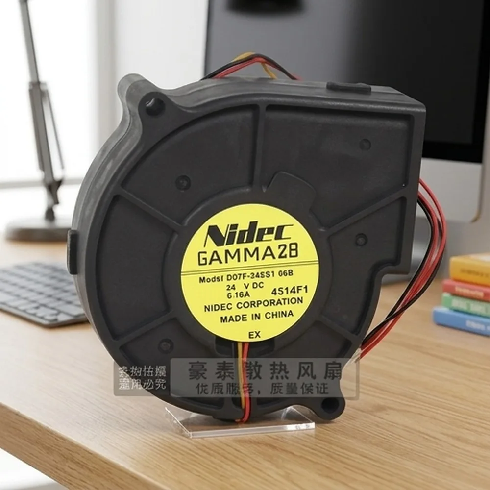 For NIDEC D07F-24SS1 06B 7530 DC24V 0.16A 7CM 3-Wire Turbo Silent Cooling Fan
For NIDEC D07F-24SS1 06B 7530 DC24V 0.16A 7CM 3-Wire Turbo Silent Cooling Fan