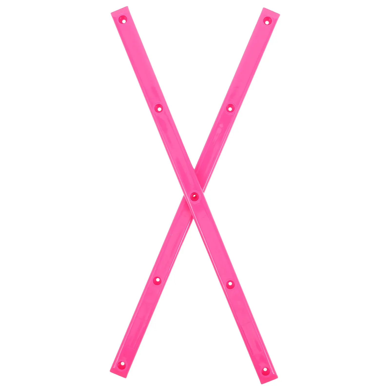 2Pcs Pink ABS Rib Bones Skateboard Rails Longboard Rail Guards Protective Deck Bumpers for Night Visibility Skating Safety
2Pcs Pink ABS Rib Bones Skateboard Rails Longboard Rail Guards Protective Deck Bumpers for Night Visibility Skating Safety