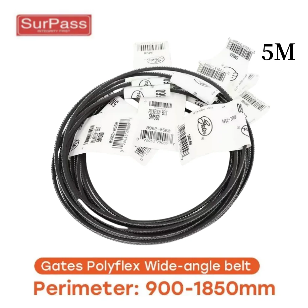 Широкоугольный ремень Gates Polyflex 5M-900/925/950/975/1000/1030/1060/1090/1120-1500/1550/1600/1650/1850 мм Трансмиссионный треугольный ремень
Широкоугольный ремень Gates Polyflex 5M-900/925/950/975/1000/1030/1060/1090/1120-1500/1550/1600/1650/1850 мм Трансмиссионный треугольный ремень