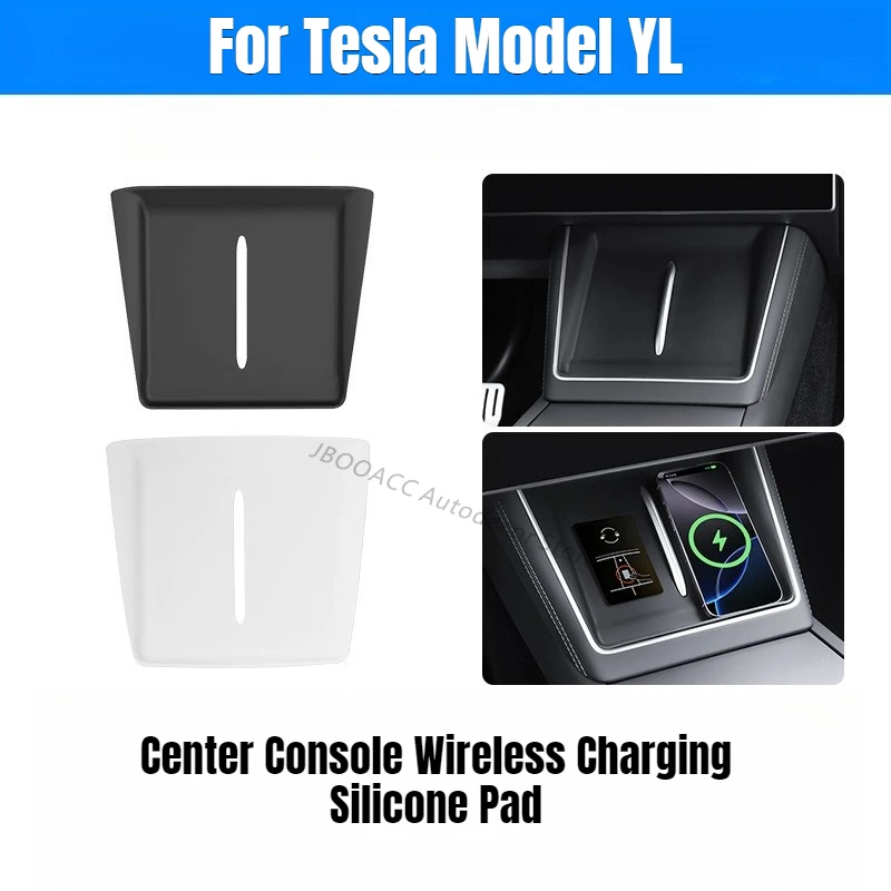 For Tesla Model YL Wireless Charging Silicone Pad Anti-Slip Dust-Proof Center Console Charged Protective Cover Mat Accessories
For Tesla Model YL Wireless Charging Silicone Pad Anti-Slip Dust-Proof Center Console Charged Protective Cover Mat Accessories