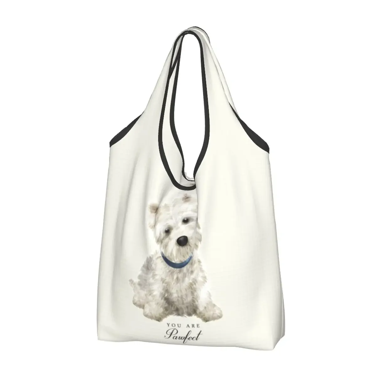 Сумка для покупок West Highland White Terrier Dog, сумка для покупок Kawaii, сумка-тоут через плечо, вместительная Портативная сумка Westie
Сумка для покупок West Highland White Terrier Dog, сумка для покупок Kawaii, сумка-тоут через плечо, вместительная Портативная сумка Westie