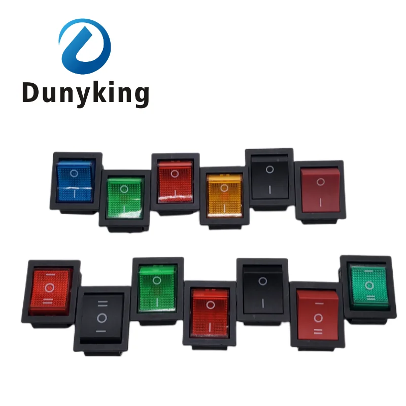 5/10PCS KCD4 Rocker Switch Power Switch 2 / 3 Position 4/6 Pins Electrical Equipment with Light Switch 16A 250VAC/ 20A 125VAC
5/10PCS KCD4 Rocker Switch Power Switch 2 / 3 Position 4/6 Pins Electrical Equipment with Light Switch 16A 250VAC/ 20A 125VAC