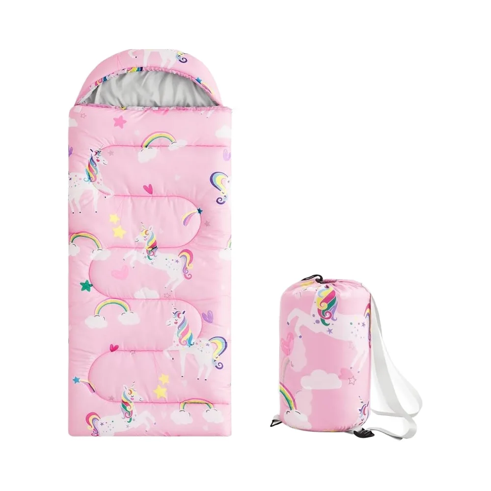 Kids Sleeping Bag Girls Toddlers Camping Warm Water-Resistant Polyester Lightweight Compact Outdoor Liner 3 Seasons
Kids Sleeping Bag Girls Toddlers Camping Warm Water-Resistant Polyester Lightweight Compact Outdoor Liner 3 Seasons