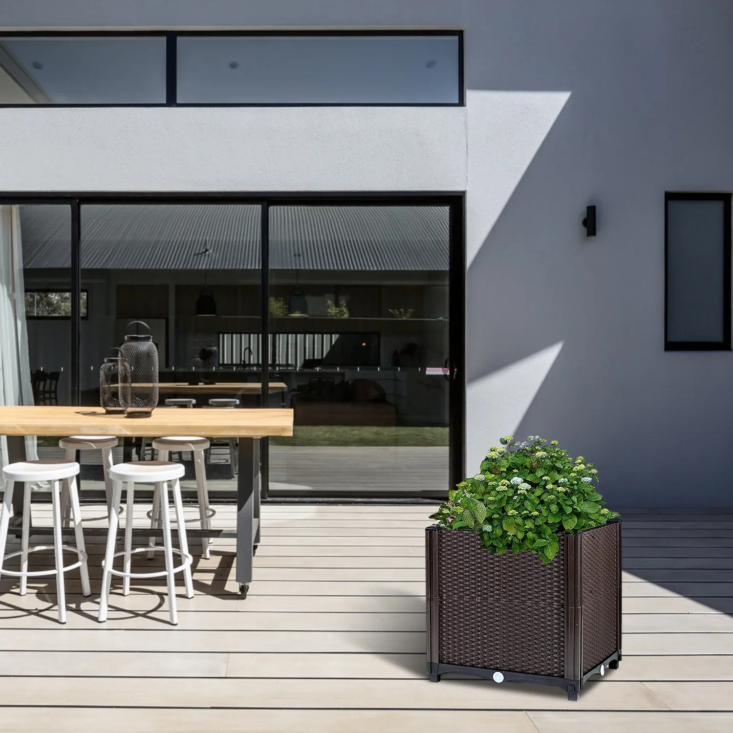 Square Raised Garden Bed,Planter for Outdoor Plants Planters Box,Elevated garden Boxes Plant Pots of Garden Patio Balcony Deck.
Square Raised Garden Bed,Planter for Outdoor Plants Planters Box,Elevated garden Boxes Plant Pots of Garden Patio Balcony Deck.