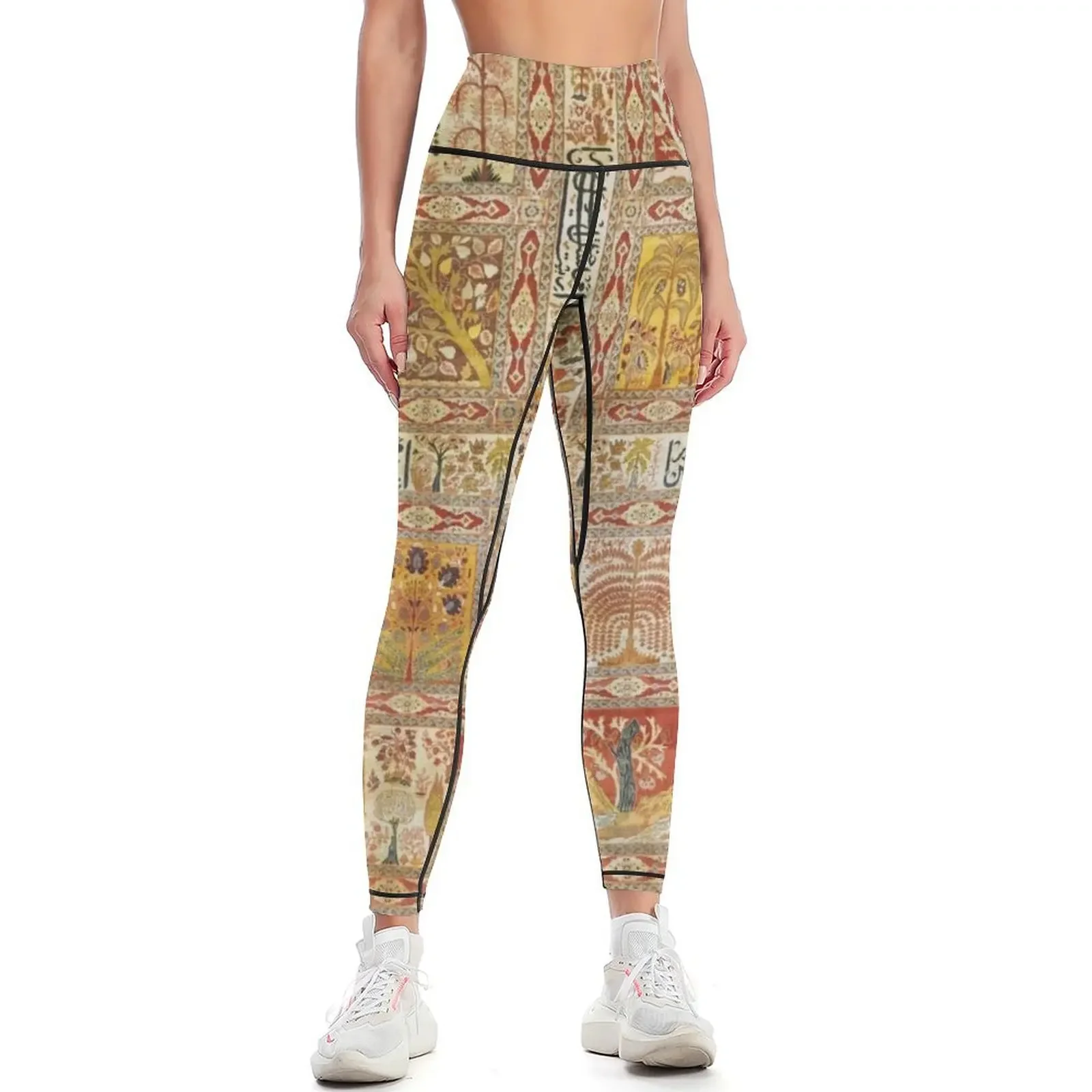 Tabriz Persian Garden Carpet Print Leggings Fitness's gym clothes Leginsy push up Womens Leggings
Tabriz Persian Garden Carpet Print Leggings Fitness's gym clothes Leginsy push up Womens Leggings