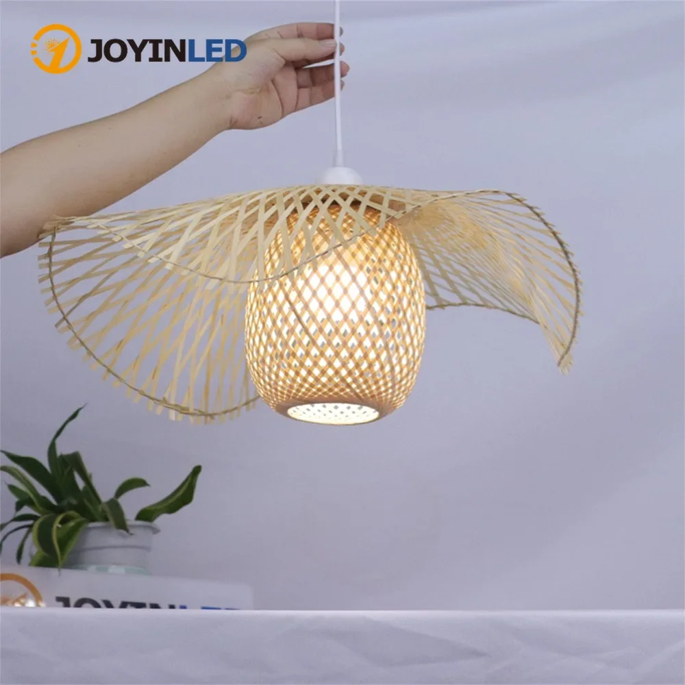 JOYINLED Hand Woven Ceiling Lamp Weaving Chandelier Rattan Wicker Home Bedroom Bamboo Art Lamp Hanglamp E27 Suspension Luminaire
JOYINLED Hand Woven Ceiling Lamp Weaving Chandelier Rattan Wicker Home Bedroom Bamboo Art Lamp Hanglamp E27 Suspension Luminaire