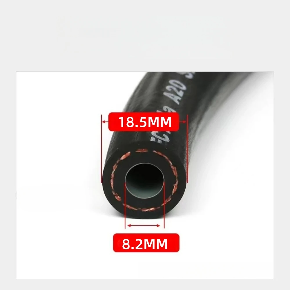 Car air conditioning hose R134a \ R12 air conditioning pipeline cold air duct modification hose 3 \ 8 5 \ 16 refrigerant hose 8.
Car air conditioning hose R134a \ R12 air conditioning pipeline cold air duct modification hose 3 \ 8 5 \ 16 refrigerant hose 8.