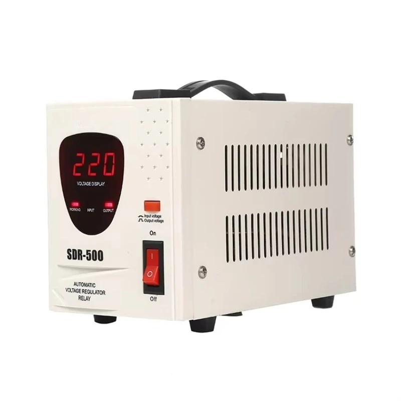CE Certificate 500VA Aluminium Coil Single Phase 220V Digital AC Automatic Voltage Regulators Stabilizers AVR
CE Certificate 500VA Aluminium Coil Single Phase 220V Digital AC Automatic Voltage Regulators Stabilizers AVR