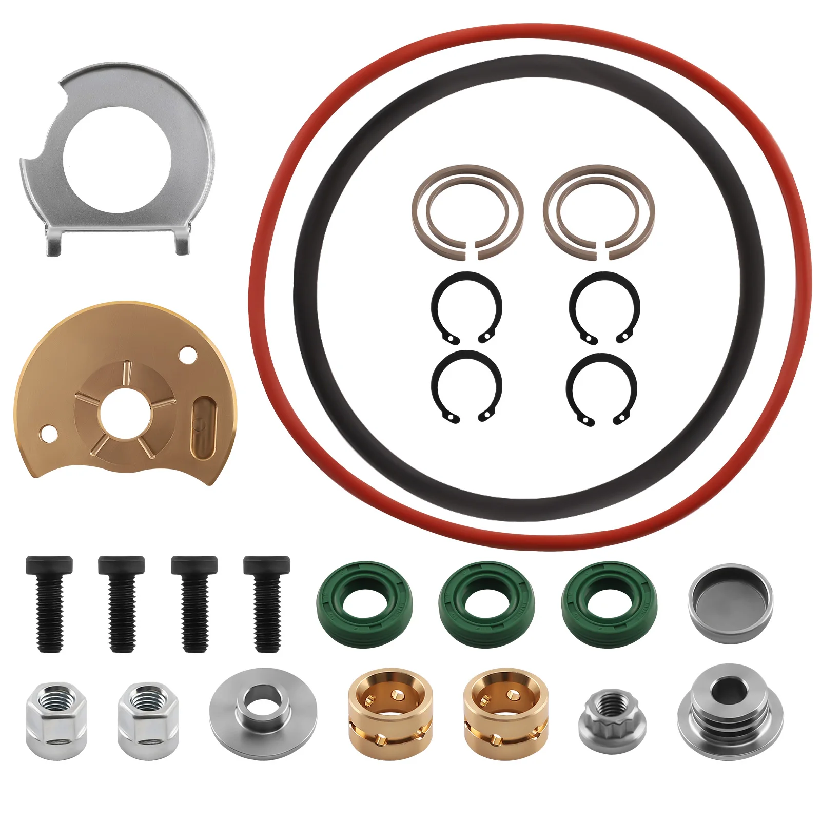 68295438AA Turbocharger Repair Kit for Ram 2500 3500 6.7L L6 ISB Cummins 2013-2018 3775426, 3781754, 4309355, 3798541
68295438AA Turbocharger Repair Kit for Ram 2500 3500 6.7L L6 ISB Cummins 2013-2018 3775426, 3781754, 4309355, 3798541
