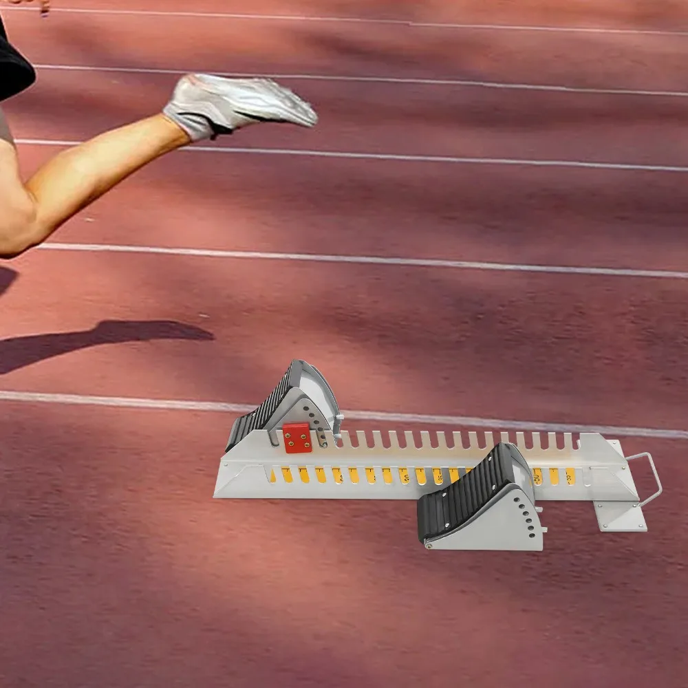 6 Angle Adjustable Athletics Starting Block Track Blocks for Sprinting Suitable for Plastic Runway
6 Angle Adjustable Athletics Starting Block Track Blocks for Sprinting Suitable for Plastic Runway