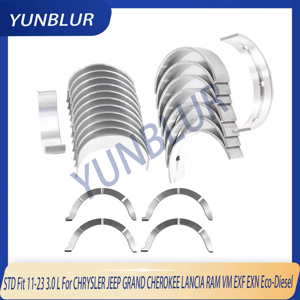 STD Thrust Washer Main Connecting Rod Bearing Fit 11-23 3.0 L VM EXF EXN Eco- Diesel For CHRYSLER JEEP GRAND CHEROKEE LANCIA RAM 
STD Thrust Washer Main Connecting Rod Bearing Fit 11-23 3.0 L VM EXF EXN Eco- Diesel For CHRYSLER JEEP GRAND CHEROKEE LANCIA RAM