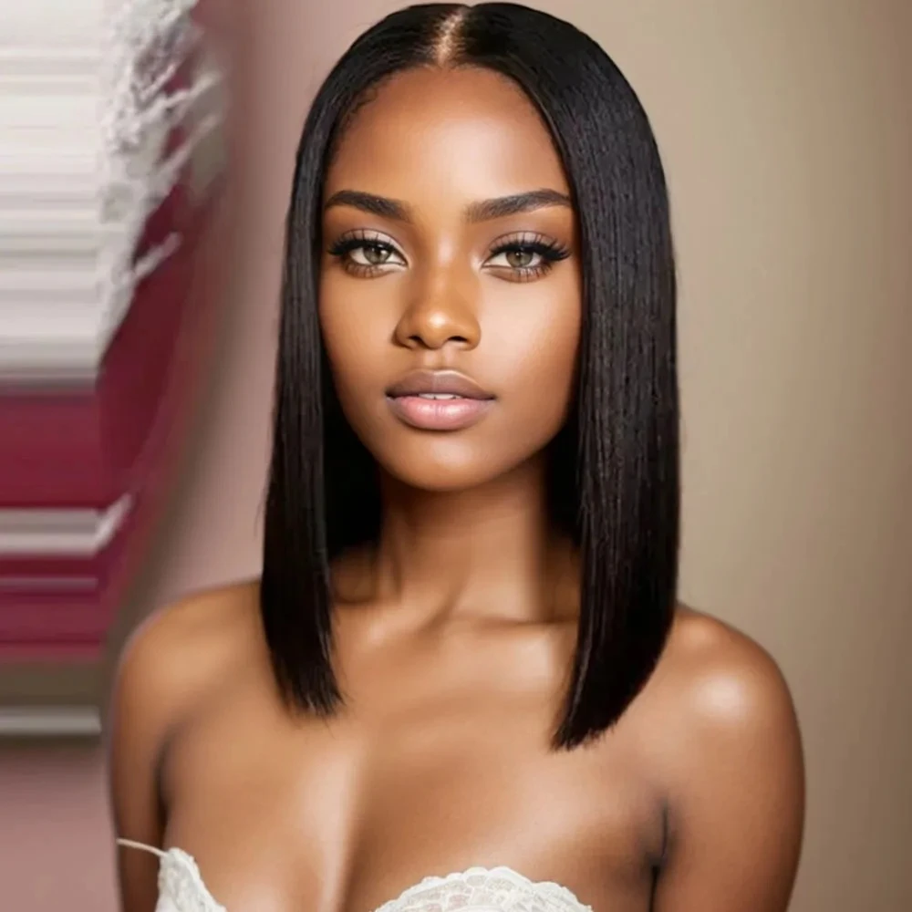 2026 news 250% Density Straight Wear And Go Glueless Bob Wig For Women Ready To Go Wigs 4x4 Lace Closure Wig 100%
2026 news 250% Density Straight Wear And Go Glueless Bob Wig For Women Ready To Go Wigs 4x4 Lace Closure Wig 100%
