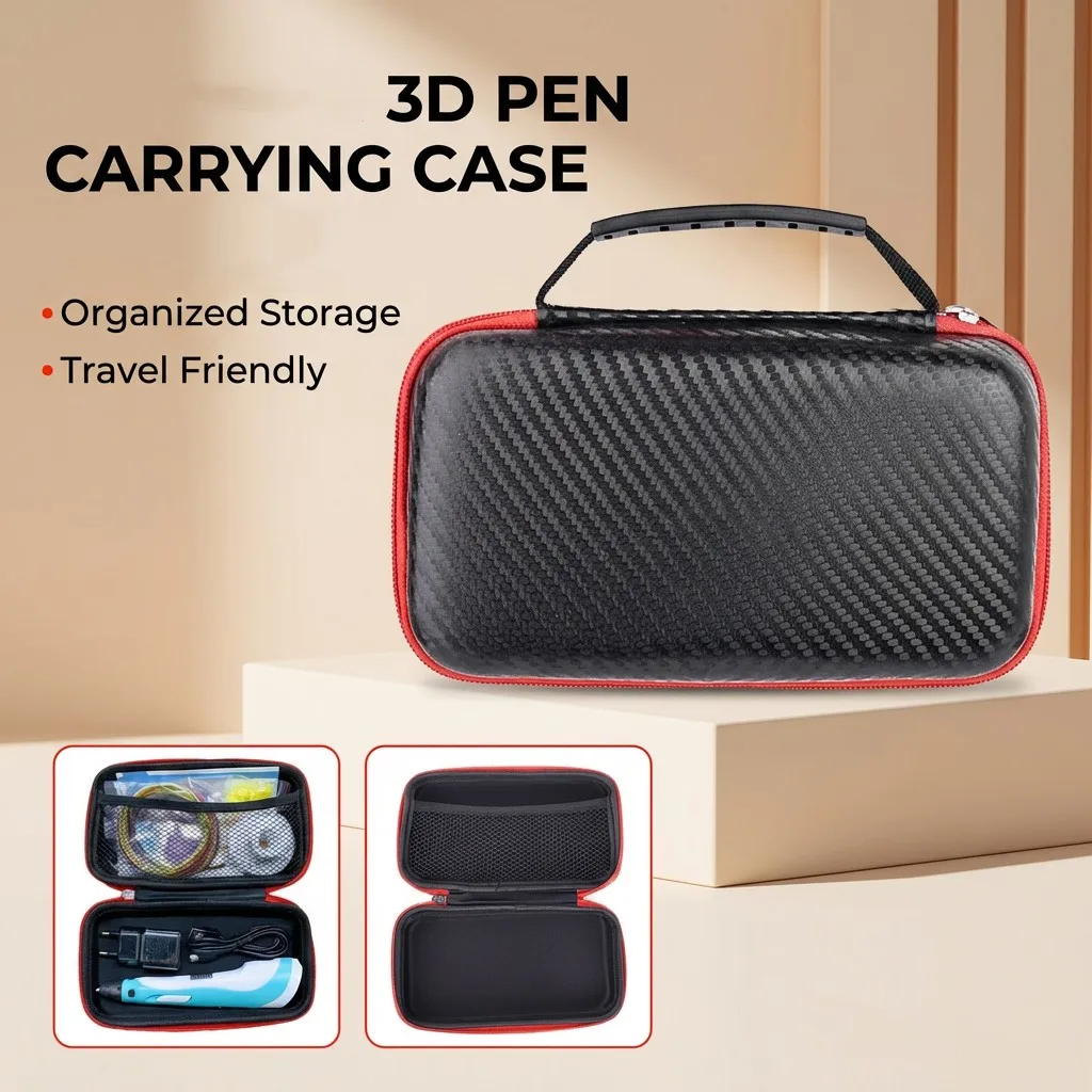 Portable Special Storage Bag For 3D Printing Pens Storage Bag Case Travel Case For 3D Priting Pen 3D Pen Accessory (Box Only)
