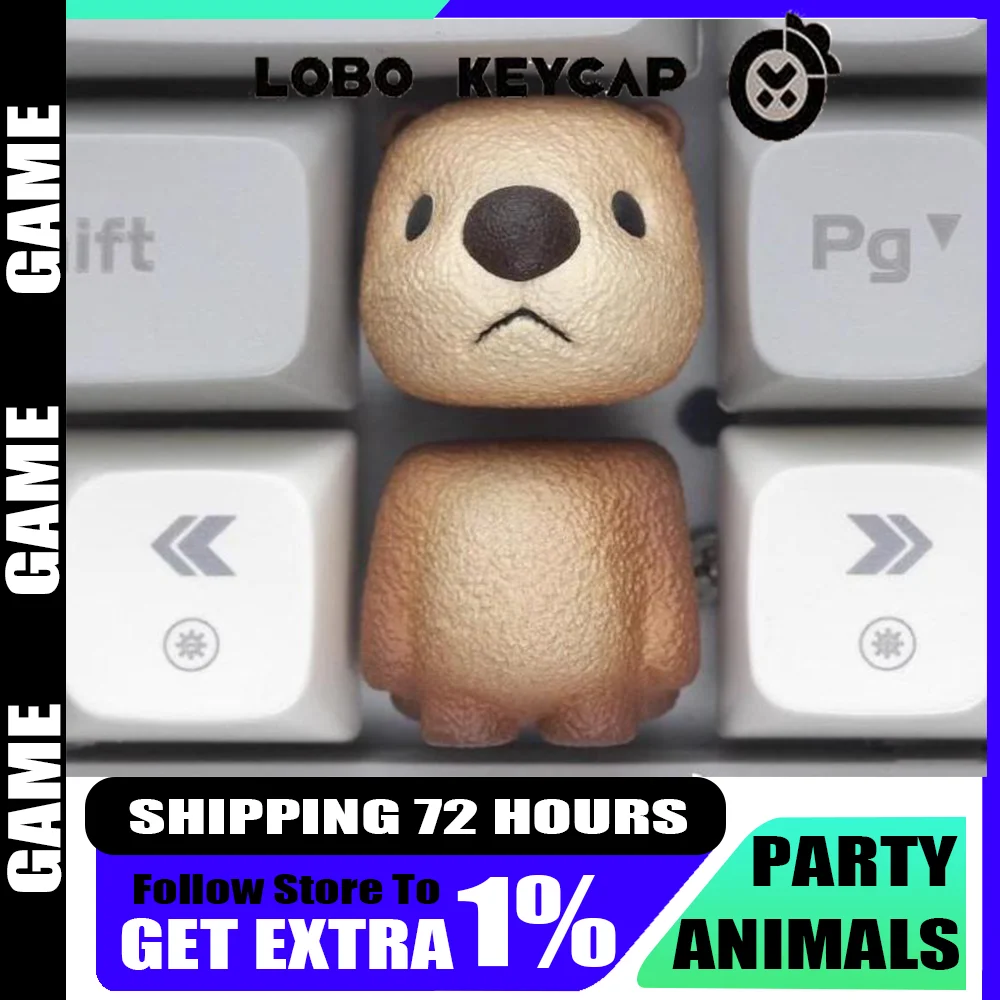 Party animals keycaps, beast party set keycaps lobo original design steam game custom keycaps, two anime cute together
Party animals keycaps, beast party set keycaps lobo original design steam game custom keycaps, two anime cute together