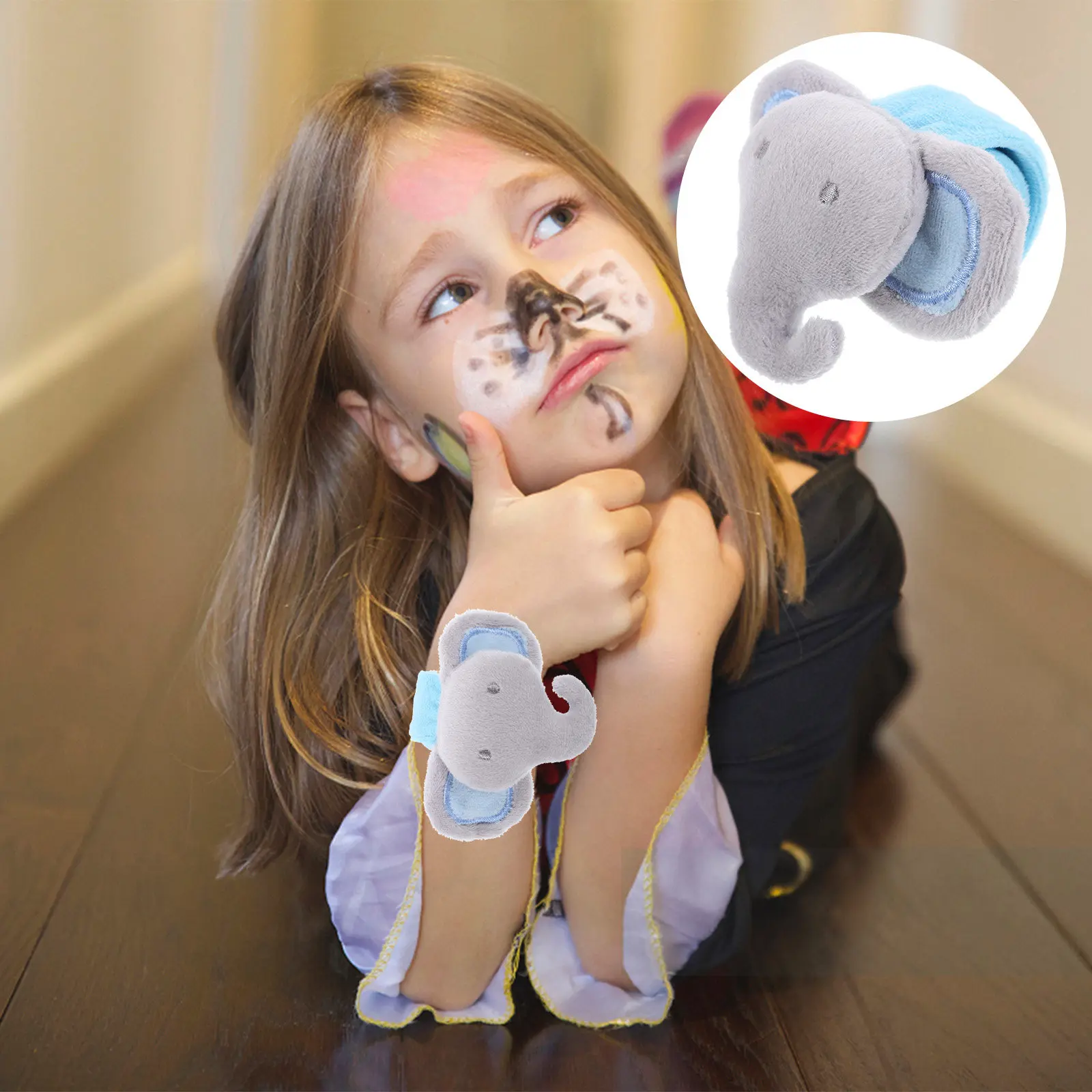 3Pcs Adorable Elephant Slap Bracelet Cartoon Animal Wristband Easy to Use Fun Wearable Party Favor for Children Birthday Goodie
3Pcs Adorable Elephant Slap Bracelet Cartoon Animal Wristband Easy to Use Fun Wearable Party Favor for Children Birthday Goodie