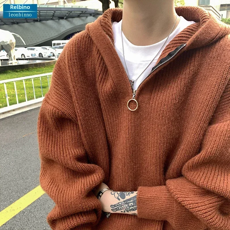 Fashion Clothing New 2025 Solid Loose Men Sweater Coat Autumn Casual Knitted Sweaters Men Pullover Jumpers
Fashion Clothing New 2025 Solid Loose Men Sweater Coat Autumn Casual Knitted Sweaters Men Pullover Jumpers