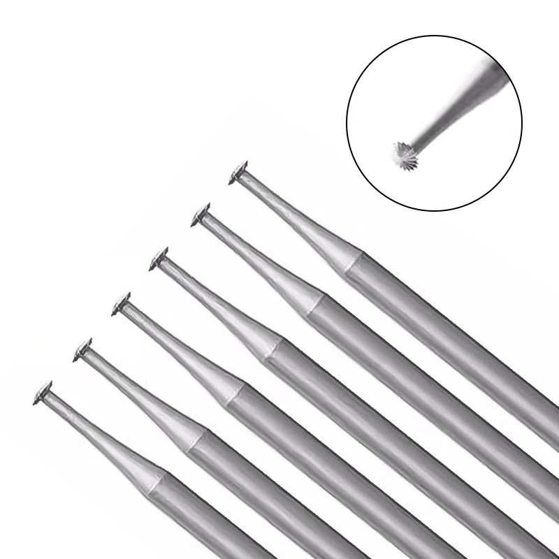 HH Knife Edge Cutter Mini Steel Bur 45° Jewelry Making Flush Stone Setting Seat Prongs Hart Burs 6pcs/box
HH Knife Edge Cutter Mini Steel Bur 45° Jewelry Making Flush Stone Setting Seat Prongs Hart Burs 6pcs/box