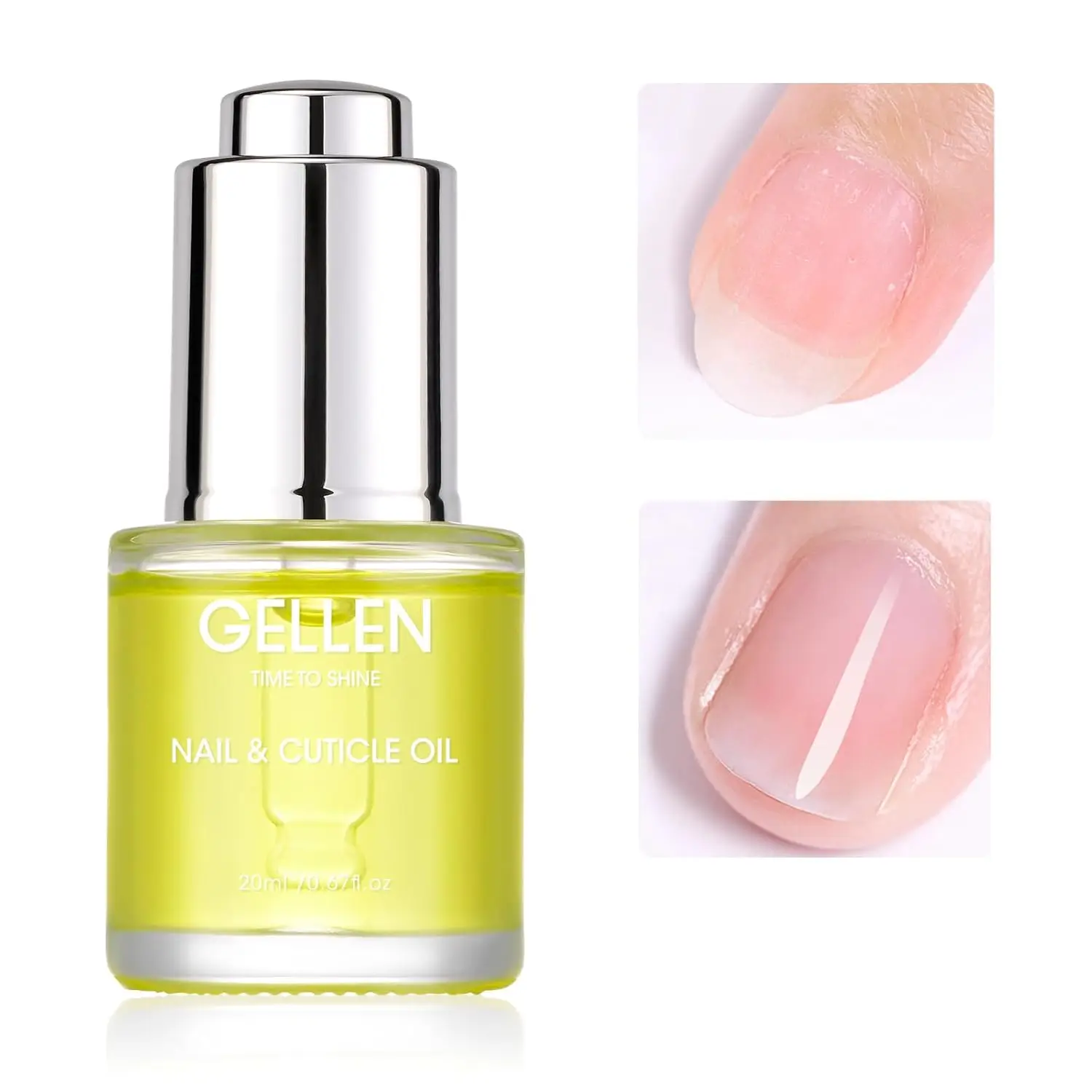 GELLEN 20ml Cuticle Oil Nail Care Treatment Organic Keratin Vitamin E Nourishing Hydrating Solution Professional Salon Manicure
GELLEN 20ml Cuticle Oil Nail Care Treatment Organic Keratin Vitamin E Nourishing Hydrating Solution Professional Salon Manicure